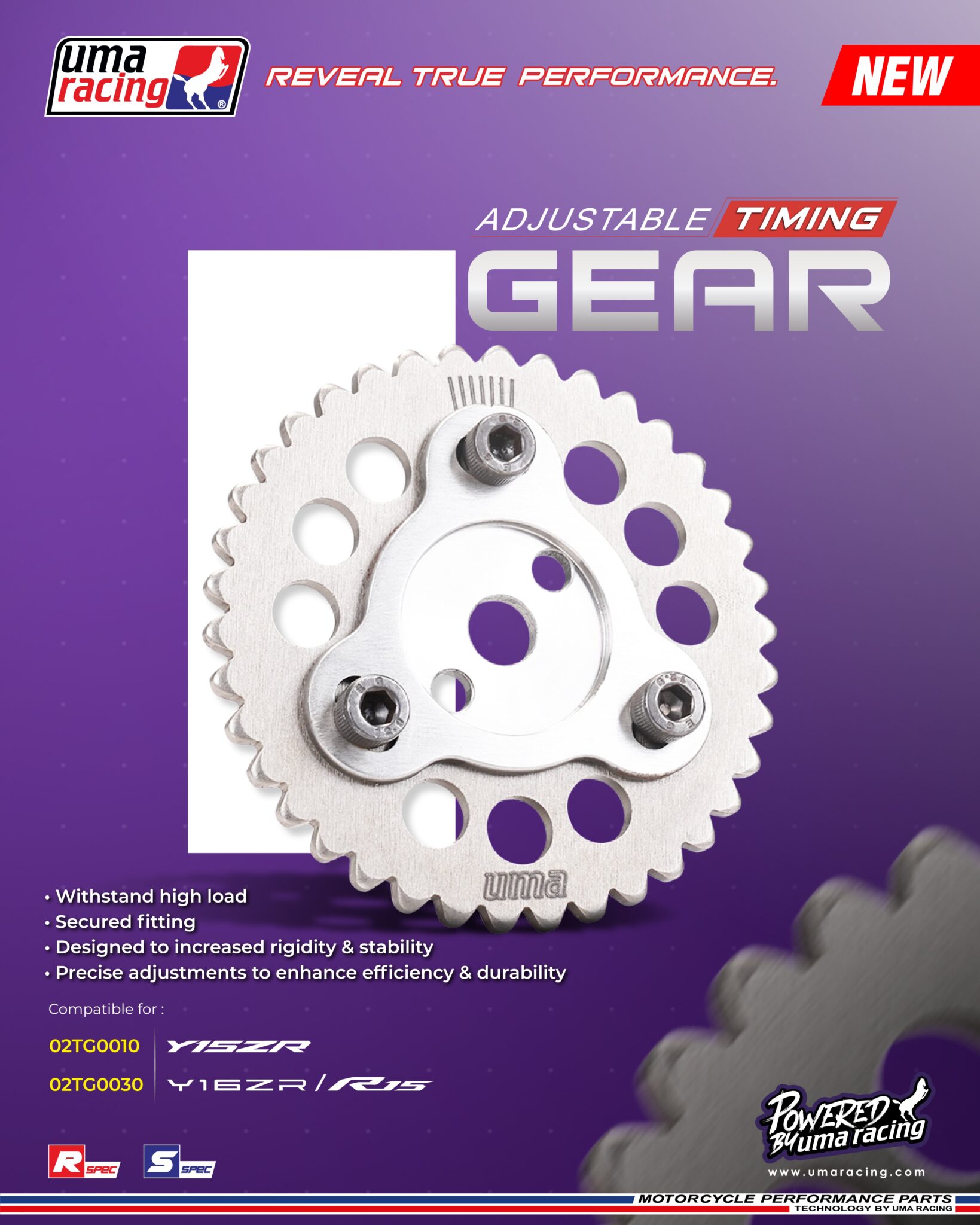 Unlock the Full Potential of Your Motorcycle with the UMA Racing Adjustable Timing Gear UMA Racing